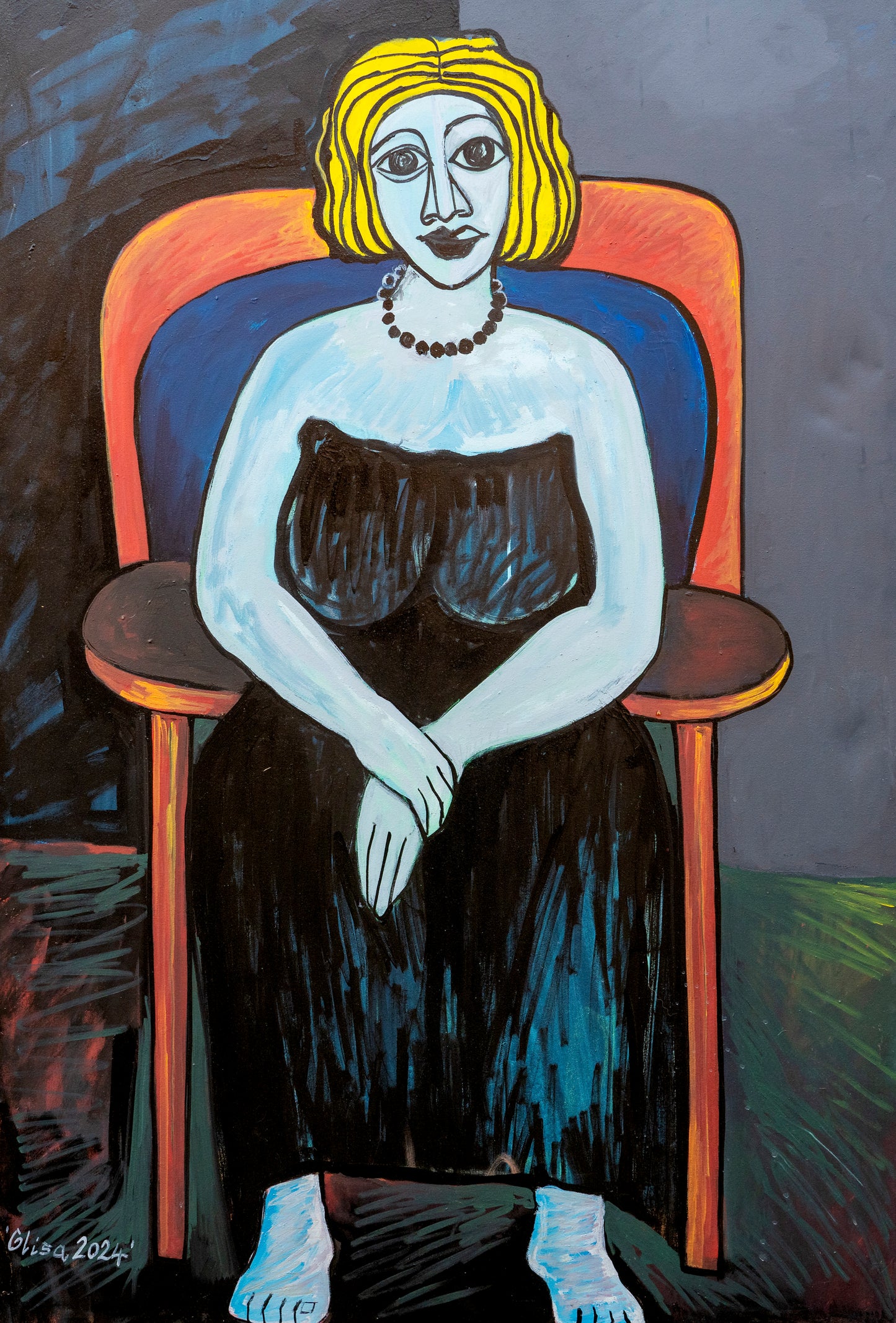 Olisa Nwadiogbu: Seated woman